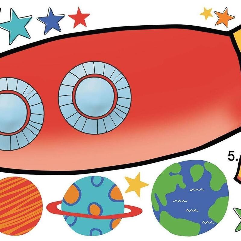 Rocket Giant Wall Decal