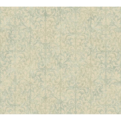 Allover Scroll Wallpaper 27 in. x 27 ft. 60.75 sq.ft.