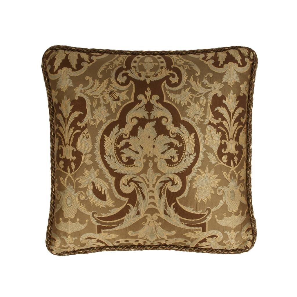 Austin Horn Classics Botticelli Brown 20-inch Luxury Pillow