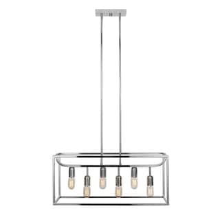 Lyon Collection Multi-Light Chandelier (6-Light) - Chandeliers For Bedrooms by Overstock.com