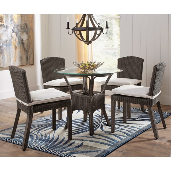 Westfield Home Panama Jack Original Palm Blueberry Area Rug - 7'10 x 10'6