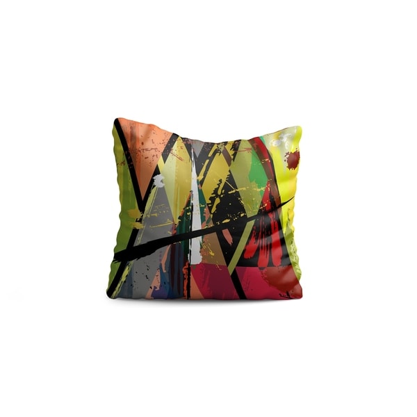 Oyo Reversible Decorative Pillows - Cushion & Insert 17"x17" Home Décor Throw Pillow For Bedding Porch Sofa Couch - Modern