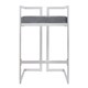 Silver Orchid Gordon Velvet Upholstered Chrome Finish Metal Barstools (Set of 2) - Thumbnail 7