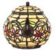 preview thumbnail 4 of 6, Copper Grove Carnach 6.5-inch high Stained Glass Teapot Accent Lamp - 10"L x 7"W x 6.5"H