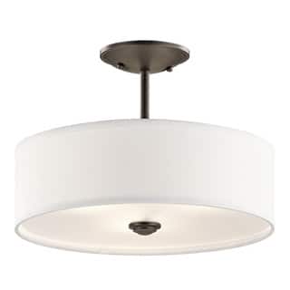 Kichler Lighting Shailene 3-light Olde Bronze Semi-Flush Mount