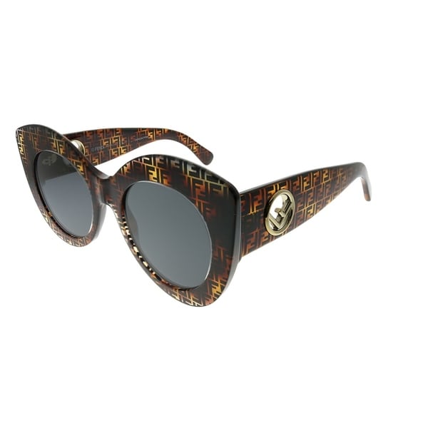 fendi print sunglasses womens