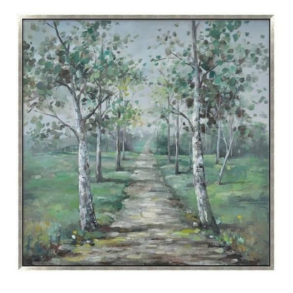 Shop Tree Divide Multicolor Vertical Canvas Art Multi Color