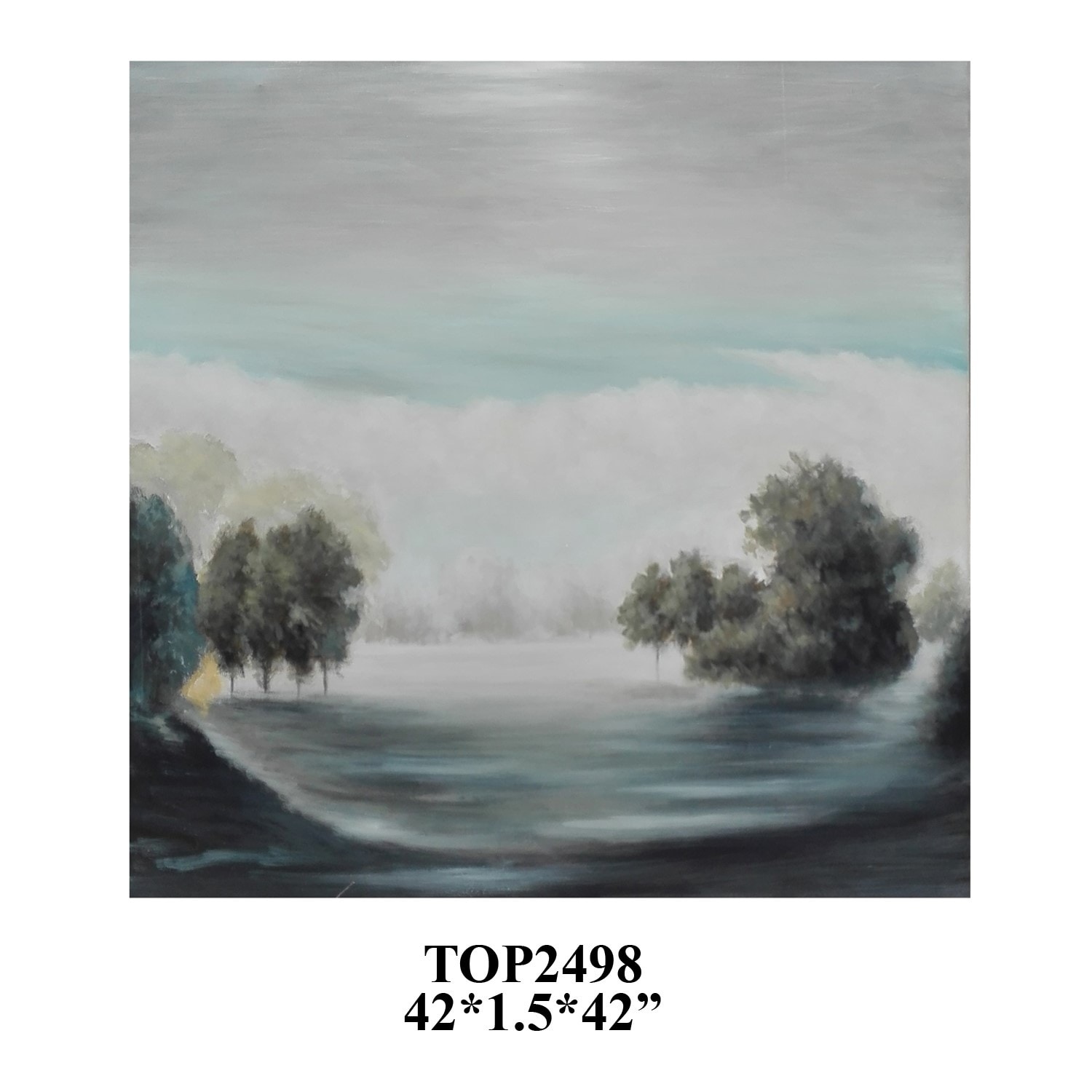 Shop Morning Rise Multicolor Horizontal Oil Painting Multi Color