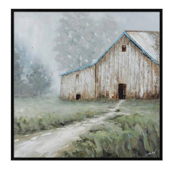 Shop Barn Path Multicolor Vertical Canvas Art Multi Color