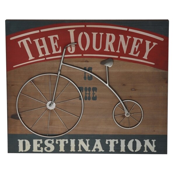 Journey Multicolor Vertical Wall Decor - Multi-color