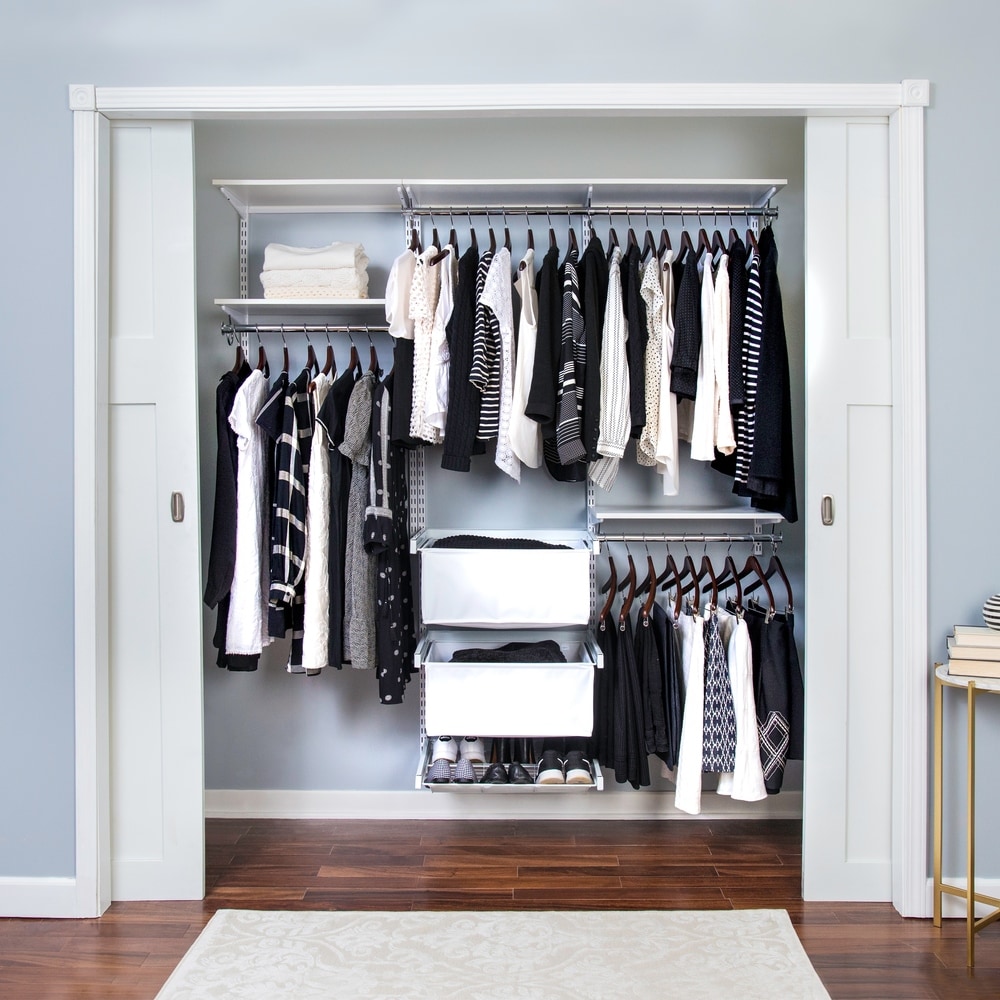 Plastic Dress Hanger with Clip- White - 17 by Manhattan Wardrobe Supply