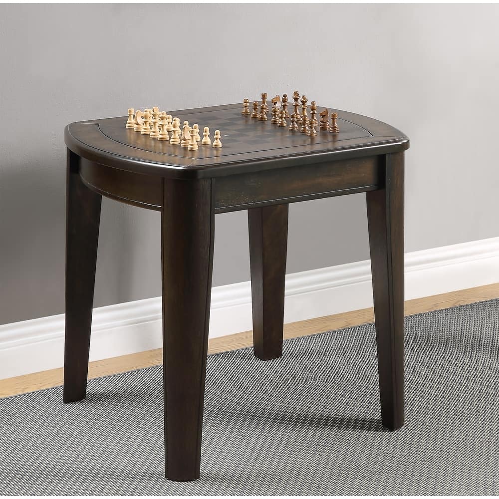 Steve Silver Darlington Game End Table with Chessboard