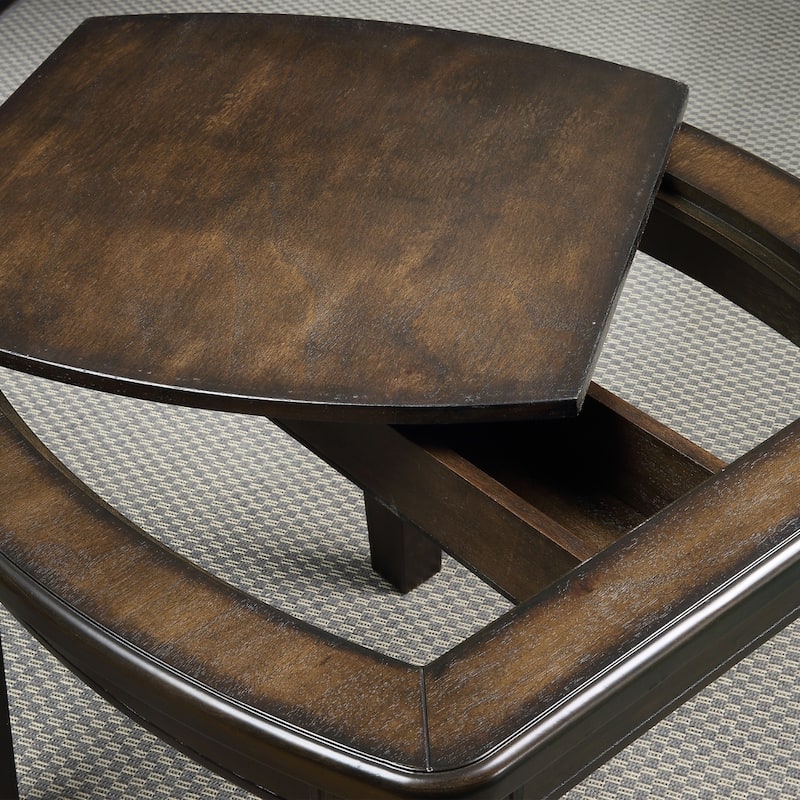 Steve Silver Darlington Game End Table with Chessboard