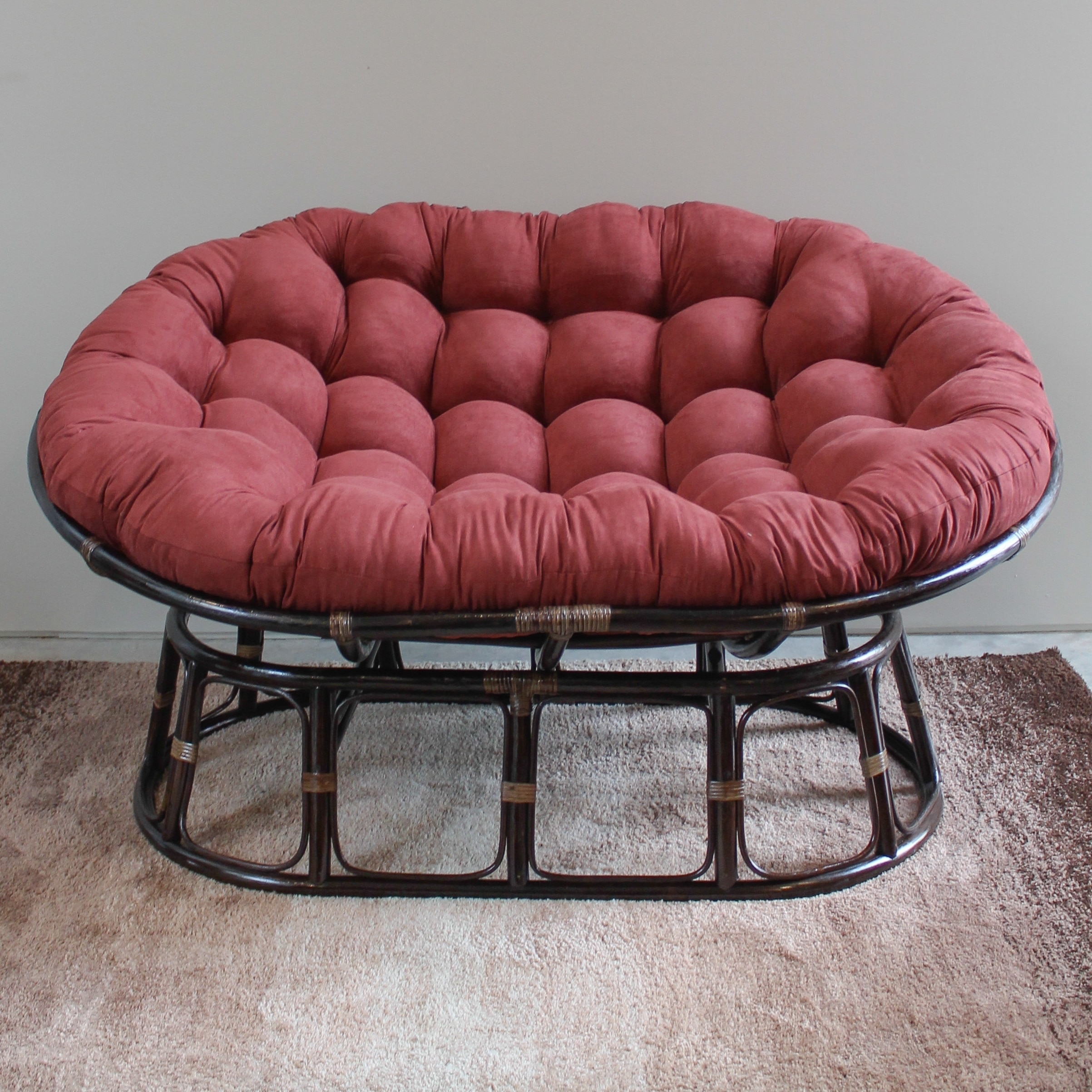 papasan chair cushion pink