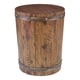 preview thumbnail 1 of 1, Uttermost Ceylon Wine Barrel Accent Table