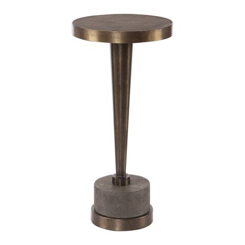 Uttermost Masika Bronze Accent Table