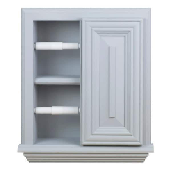 Shop Hillard Double Toilet Paper Holder With Cabinet Primed On