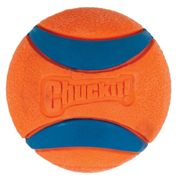 chuckit ultra ball blue and green