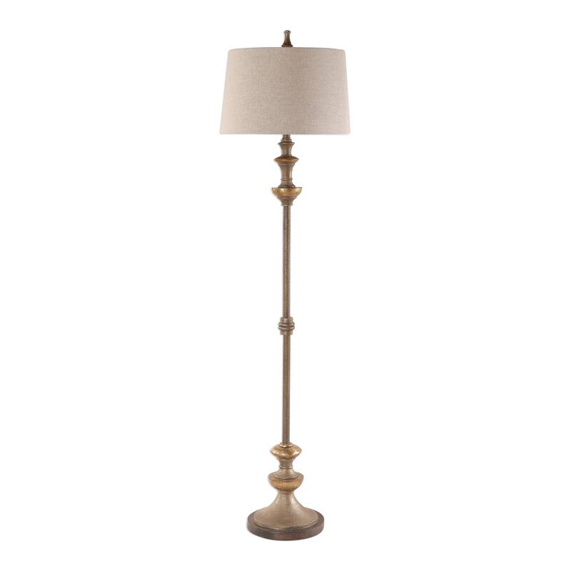 Uttermost Vetralla Silver Bronze 1-light Floor Lamp