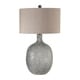 preview thumbnail 1 of 3, Uttermost Oceaonna Textured Aged White Glass Table Lamp