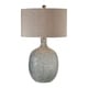 preview thumbnail 2 of 3, Uttermost Oceaonna Textured Aged White Glass Table Lamp