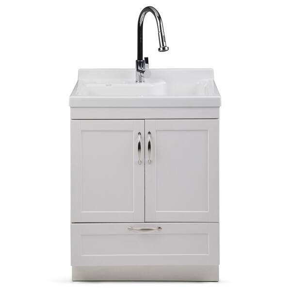 Wyndenhall Janine Transitional 28 Inch Laundry Cabinet Wyndenhall Janine Transitional 28 Inch Laundry Cabinet