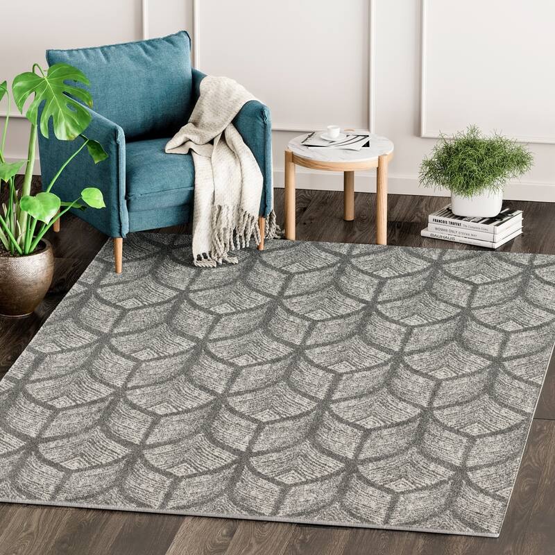 Modern Indoor Abstract Eden Rug