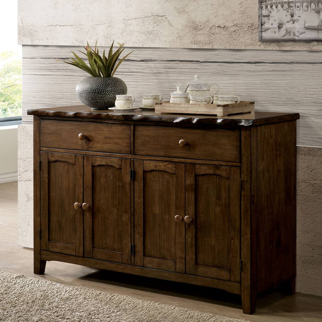 Carbon Loft Maddock Rustic Walnut 2-drawer Server