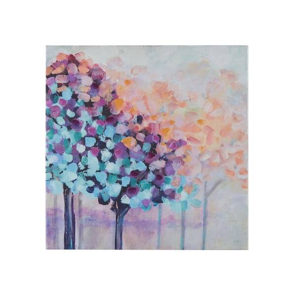 Madison Park Magic Forest 30 Percent Hand Brush Embellished Canvas Multi Overstock