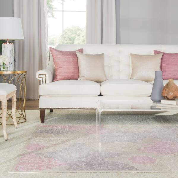 Overstock pink rug