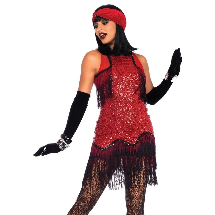 two piece flapper costume