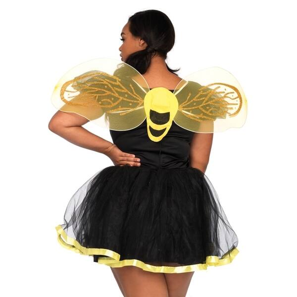 Shop Leg Avenue Women S Plus Size Daisy Bee Costume Yellow 1x 2x Black Yell Free Shipping Today Overstock 23555559