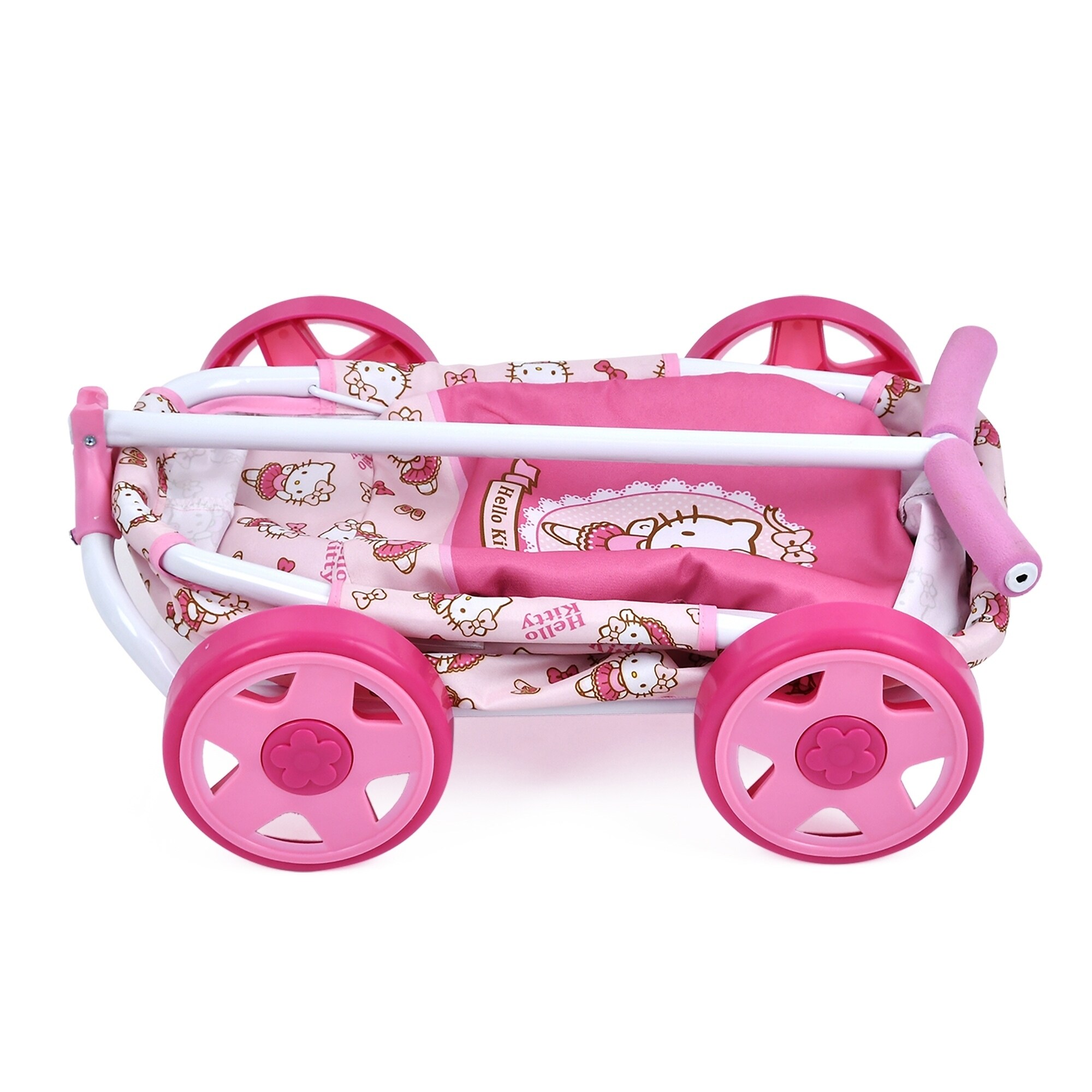 pink toy wagon