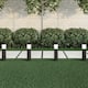 Solar Path Bollard Lights, Set of 6 15" Stainless Steel Pure Garden