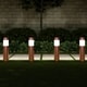 preview thumbnail 2 of 16, Solar Path Bollard Lights, Set of 6 15" Stainless Steel Pure Garden