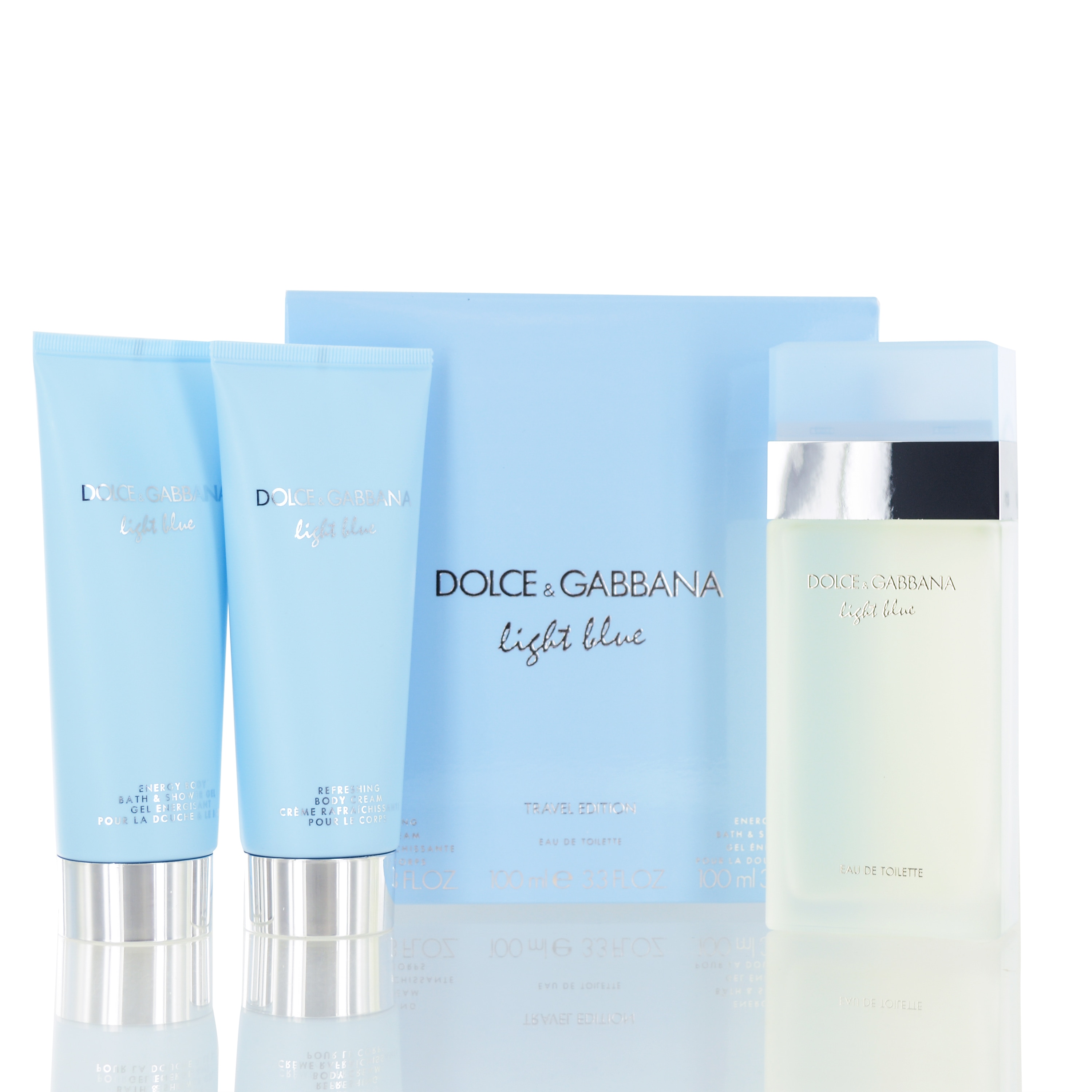 dolce and gabbana light blue for women gift set
