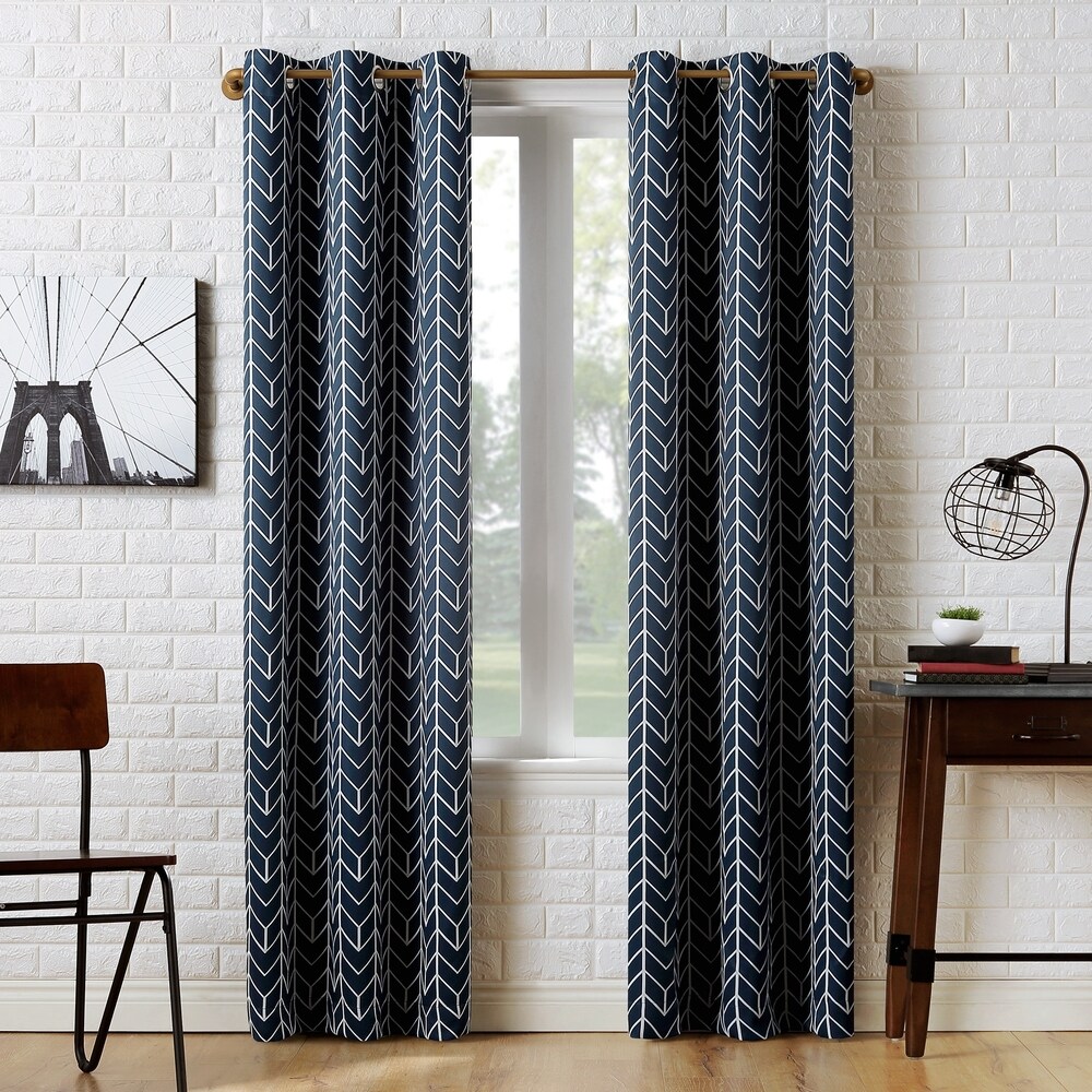 Buy Blackout Chevron Curtains Drapes Online At Overstock Our