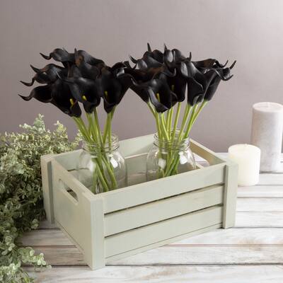 Artificial CallaLily Stems Real Touch Fake Flowers 24 pc Pure Garden