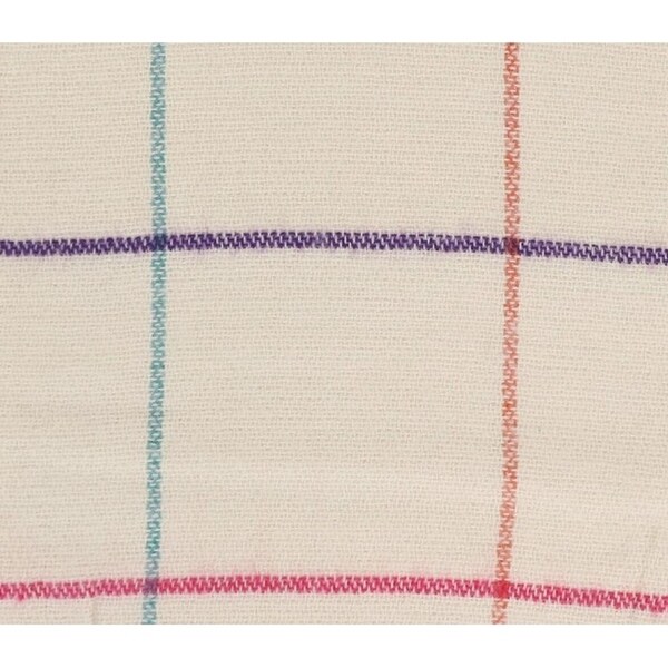 cream checkered scarf