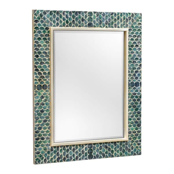 slide 2 of 6, Uttermost Makaria Coastal Blue Mirror