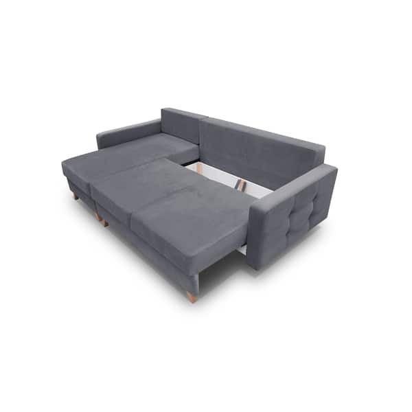 Vegas Futon Sectional Sofa Bed Queen Sleeper With Storage Vegas Futon Sectional Sofa Bed