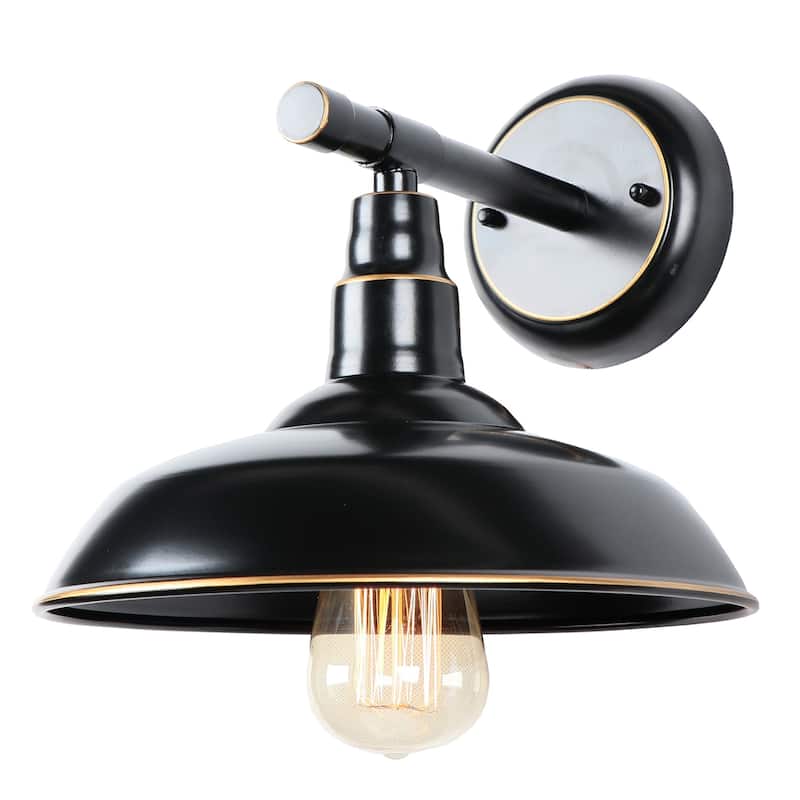 1 Light Outdoor Wall Mounted Lighting in Imperial Black