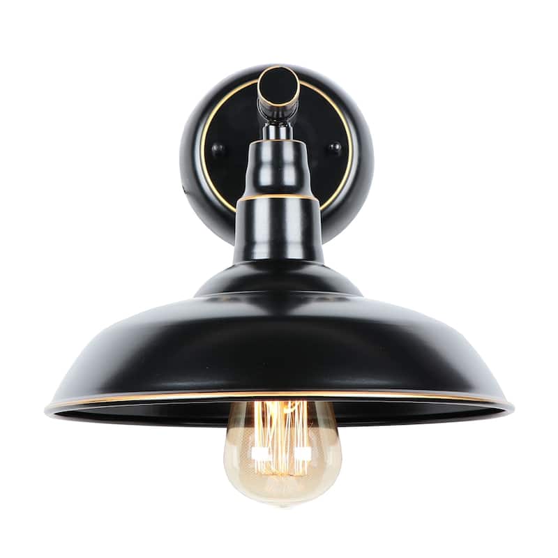 1 Light Outdoor Wall Mounted Lighting in Imperial Black