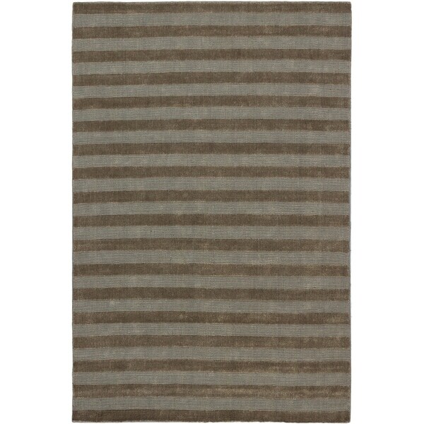 ECARPETGALLERY Hand-knotted Luribaft Gabbeh Riz Beige Wool Rug - 5'2" x 7'10"