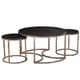 preview thumbnail 1 of 17, SEI Furniture Henderson Round 3-piece Nesting Coffee Table Gold