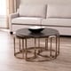 preview thumbnail 2 of 18, SEI Furniture Henderson Round 3-piece Nesting Coffee Table