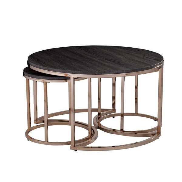 nest of 3 round tables