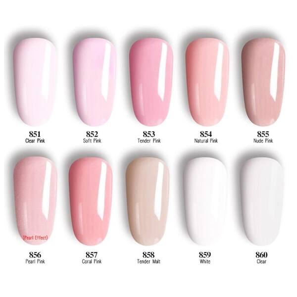 M B S Quick Building Enhancement Polygel 852 Soft Pink Overstock