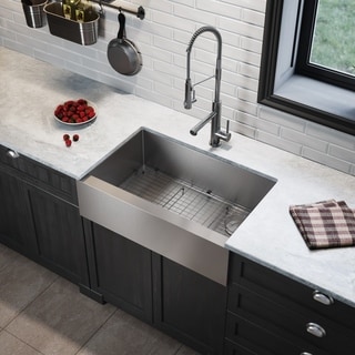 Stainless Steel Farmhouse And Apron Kitchen Sinks Shop