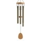 preview thumbnail 18 of 19, Metal and Wood Wind Chime- 34.5" Tuned Metal Wind Chimes by Pure Garden